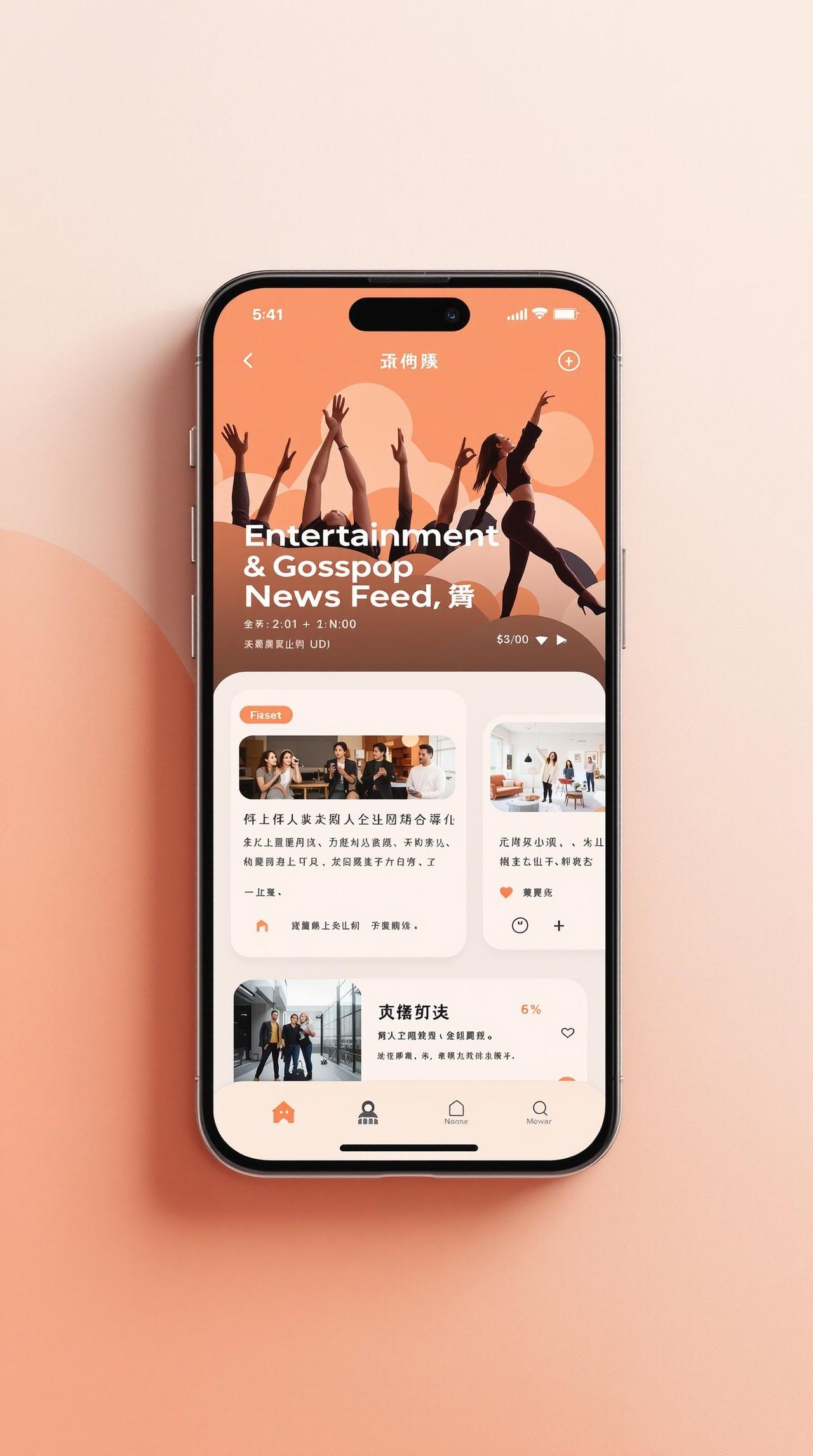 看料APP界面预览